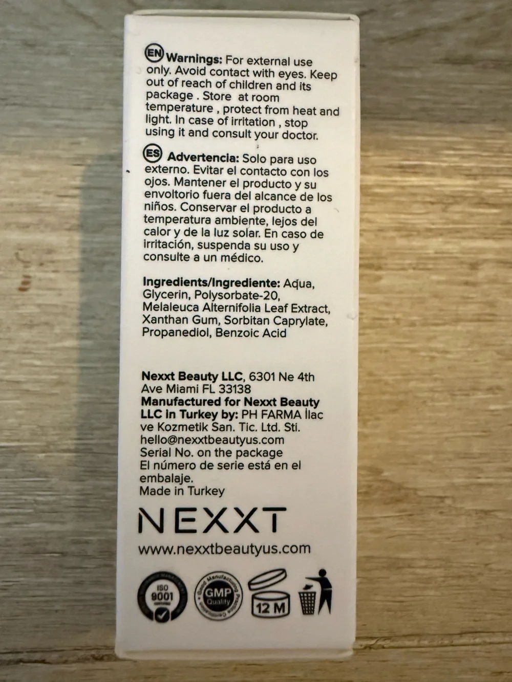 Bundle of 4 NEXXT Purifying Tea Tree Serum - Retail 19 each!